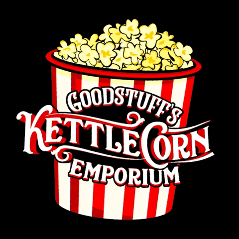 MrGoodstuff giphygifmaker popcorn goodstuff kettle corn emporium GIF