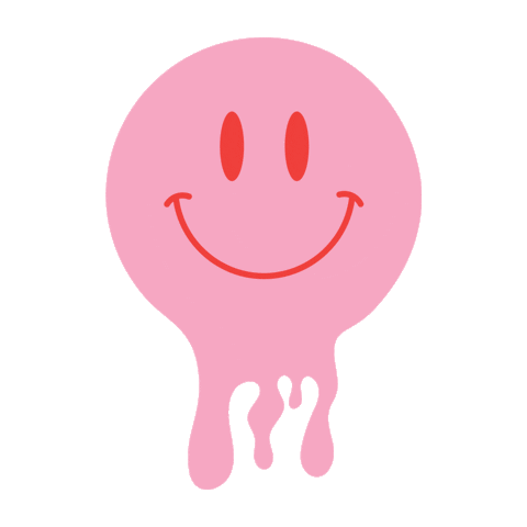 Happy Smiley Face Sticker