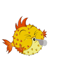 Fish Splash Sticker by Hydromania