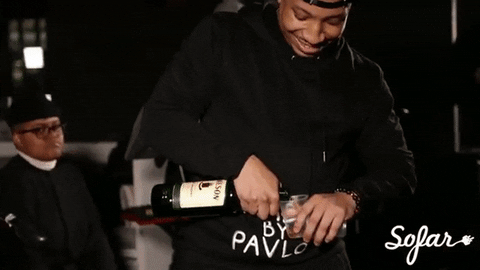 Happy New Year Drinking GIF by Dot Cromwell