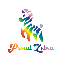 Rainbow Love Sticker by Proud Zebra