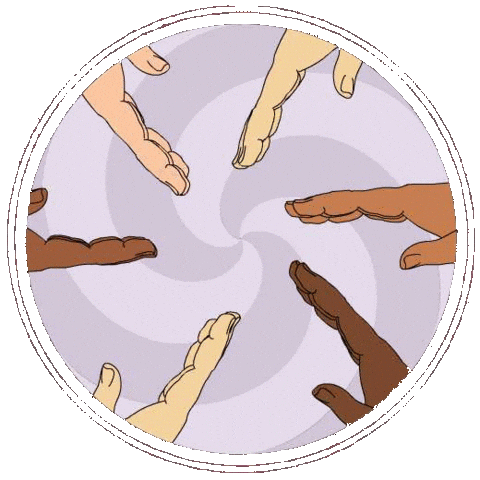 Unity Friends Sticker by HuMandalas