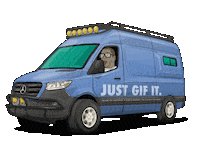 Van Camping Sticker by kneapolitan