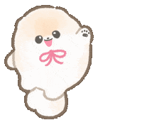 Puppy Pomeranian Sticker