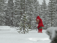 santa claus office christmas GIF by The Elves!