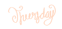painteddreamsco aesthetic words thursday days Sticker
