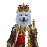 King Costume Sticker