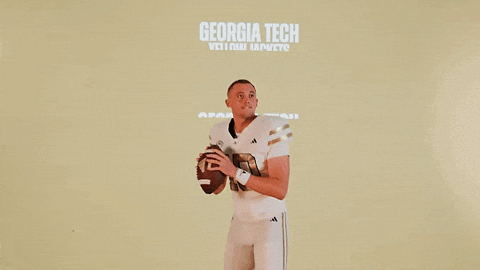 Georgia Tech Football Sport GIF by Georgia Tech Yellow Jackets