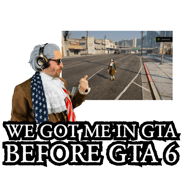 Video Game Character Fivem Sticker