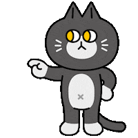 Cat Kitty Sticker by 궁디팡팡 캣페스타