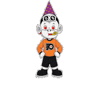 Philadelphia Flyers White Monkey Sticker by Zhot