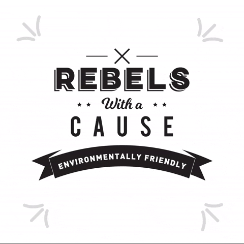 Sustainableliving GIF by Rebelswithacause.shop