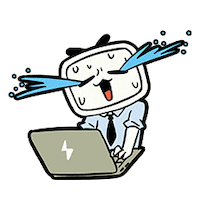 Sad Sticker by Bilibili Comics