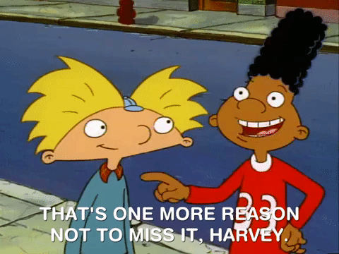 hey arnold nicksplat GIF