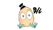 Egg Hello Sticker