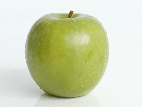 giphyupload apple bite GIF