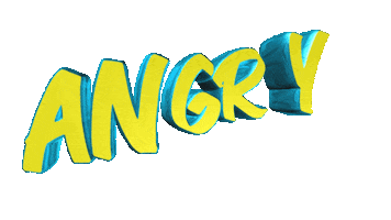 angry text Sticker