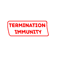Immunity Termination Sticker by Billdu