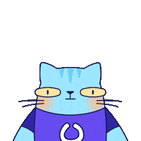 Cat What Sticker