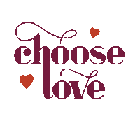 Love Rules Heart Sticker