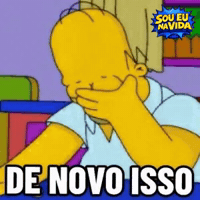 Homer Simpson Facepalm GIF by Sou Eu Na Vida