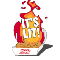 Chicken Wings Food Sticker by YUM KFC SouthAfrica