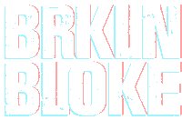 Brklnbloke brooklin bloke brkln Sticker