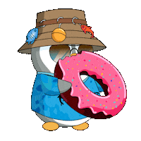 Hungry Penguin Sticker by Pudgy Penguins
