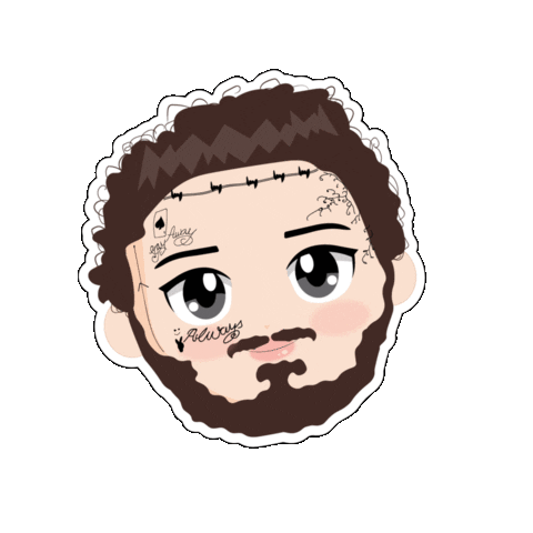 Post Malone Sticker