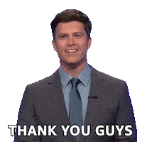 Colin Jost Sticker by Jeopardy!