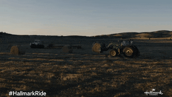 Ride Tractor GIF by Hallmark Channel