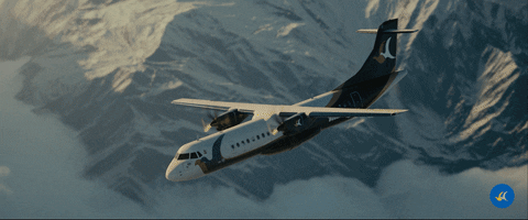 Airplane Flight GIF by Buddha Air