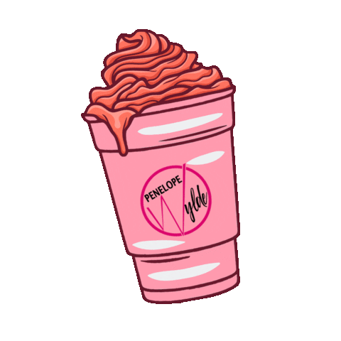 Pink Drink Sticker by Penelope Wylde