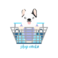 Shopping Dogs Sticker