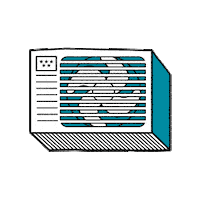 Air Conditioner This Is Cool Sticker by Sustainable Energy for All