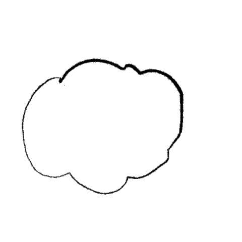 valuniqspirit giphyupload cloud bubble wolke Sticker