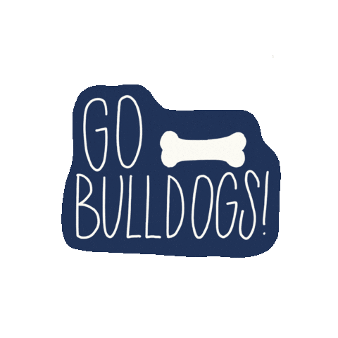 concordianebraska dance university fireworks bulldog Sticker