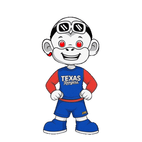 Texas Rangers Sticker by Zhot Shop