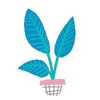 Banana Leaf Plant Sticker by jecamartinez
