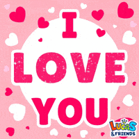 I Love You GIF by Lucas and Friends by RV AppStudios
