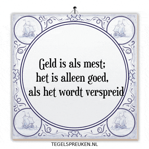 Humor Geld GIF by Tegelspreuken.nl