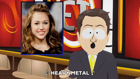 reporting miley cyrus GIF by South Park 