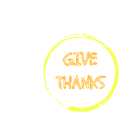 Give Thanks Thank You Sticker by Social With Rashi
