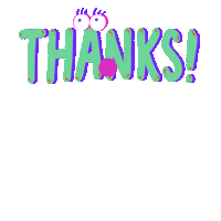 animation thank you Sticker by Hacchi