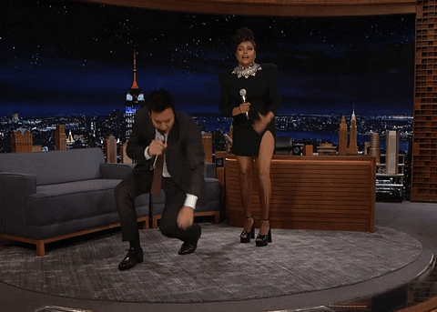 Jimmy Fallon Falling GIF by The Tonight Show Starring Jimmy Fallon