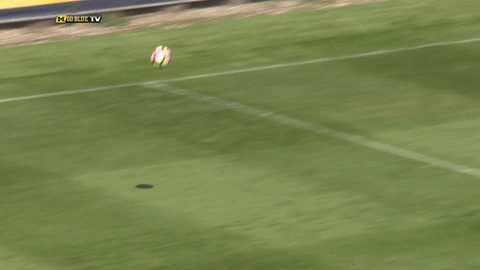 michigan soccer francis atuahene GIF by Michigan Athletics
