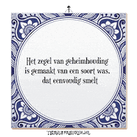 Humor Reflectie Sticker by Tegelspreuken.nl