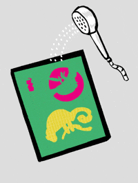 Rebexi screen screenprint siebdruck wash out screen GIF