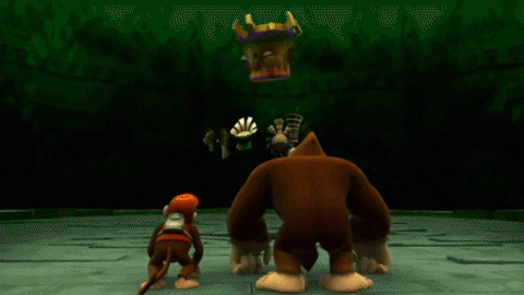 dkvine giphyupload donkey kong diddy kong donkey kong country returns GIF