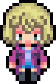 Chrivart pixelart chara Sticker